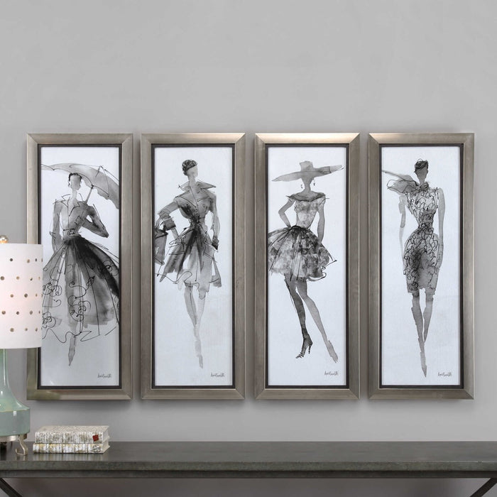 Fashion Sketchbook Framed Prints