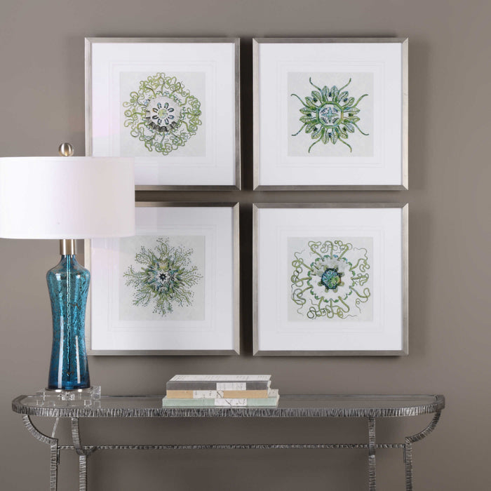 Organic Symbols Framed Prints
