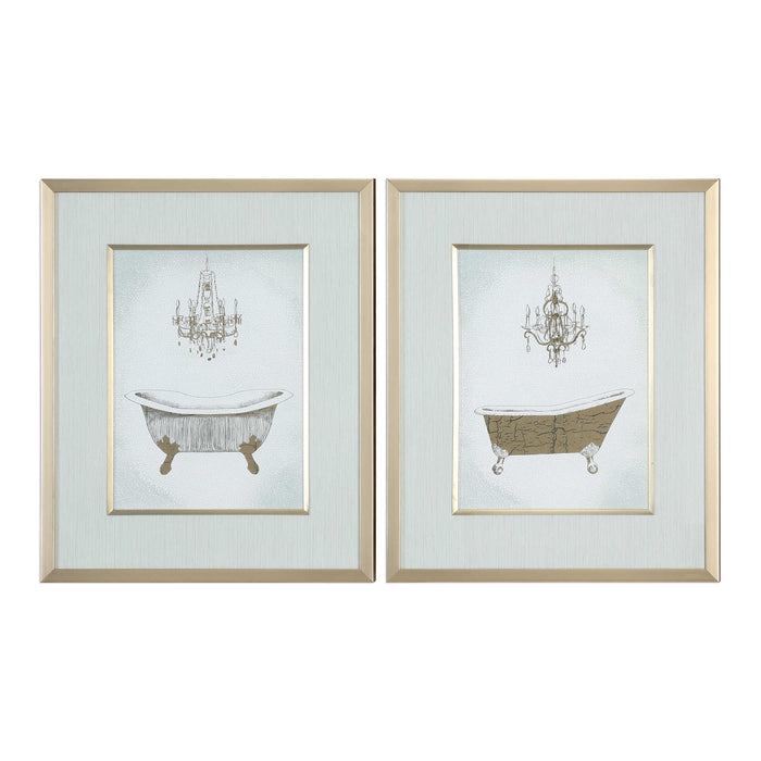Gilded Bath Framed Print