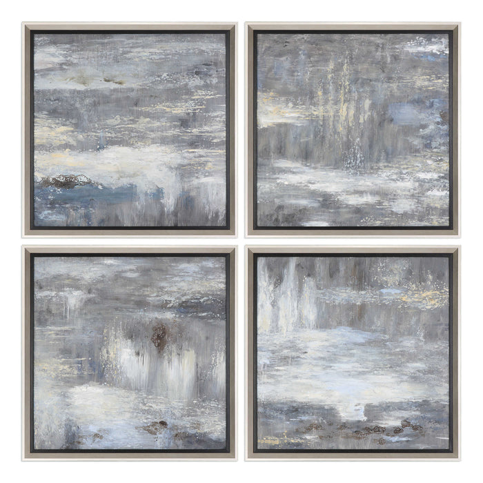 Shades Of Grey Hand Painted Canvas