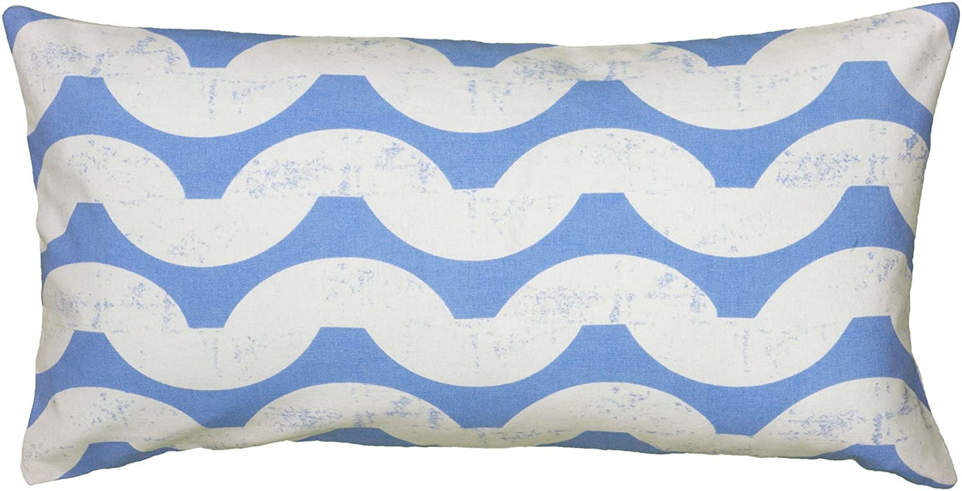 Blue & White Pillow Cover