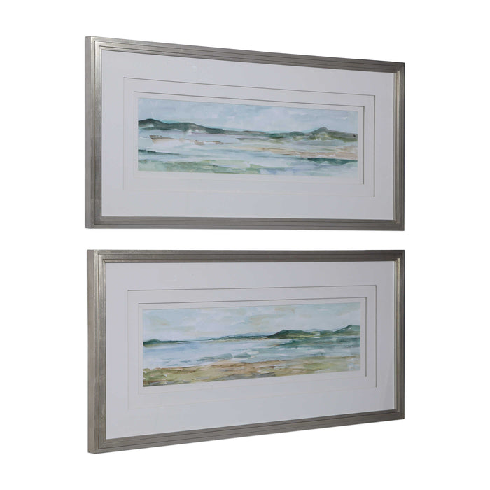 Panoramic Seascape Framed Print