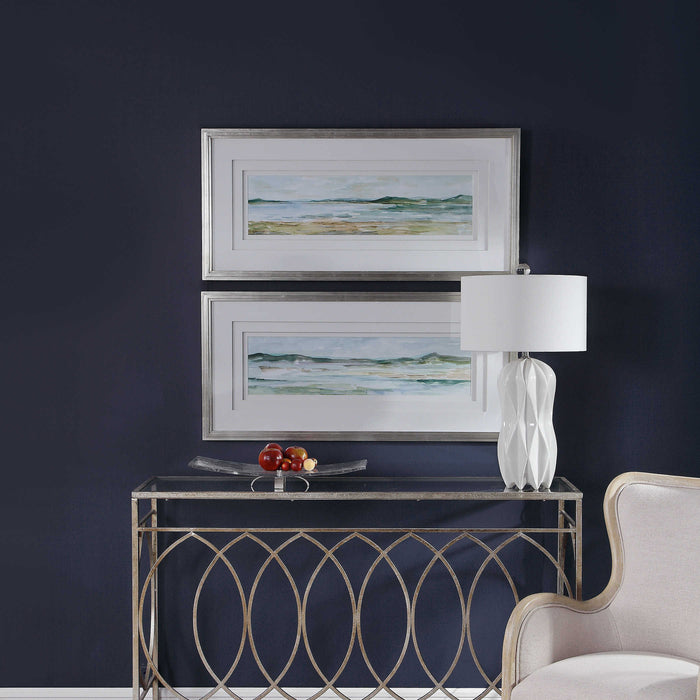 Panoramic Seascape Framed Print