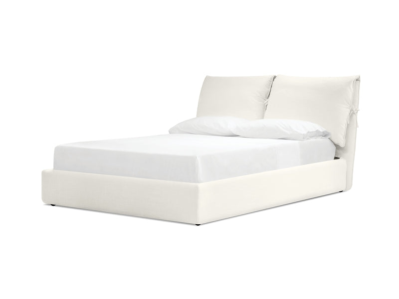 Plume Bed - Cream Linen