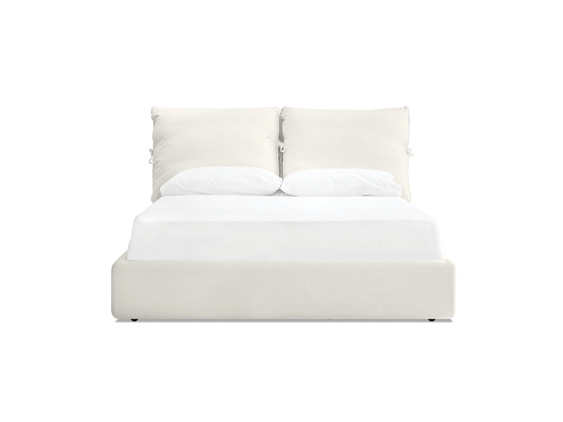 Plume Bed - Cream Linen