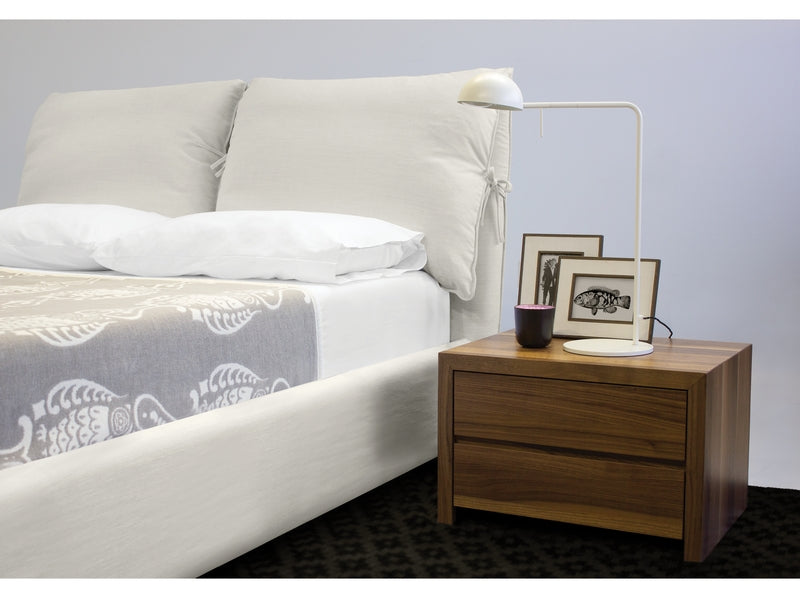 Plume Bed - Cream Linen