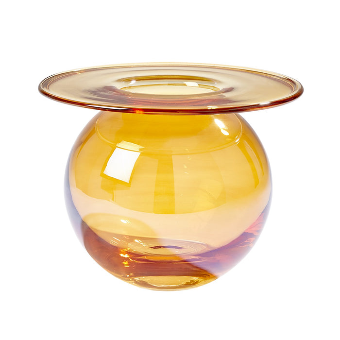 Luster Orange Vase