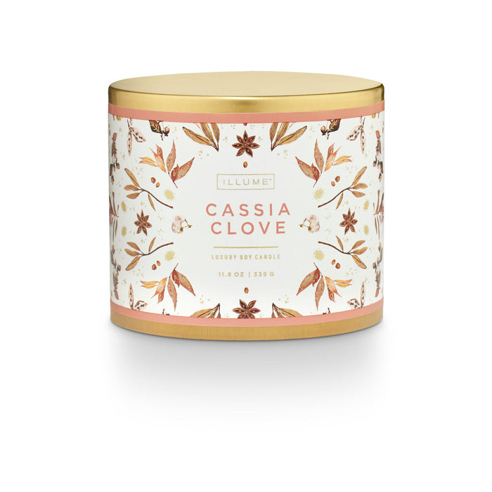 Cassia Clove Large Vanity Tin Candle