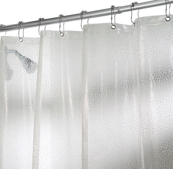 InterDesign Rain Eva Shower Curtain - Clear
