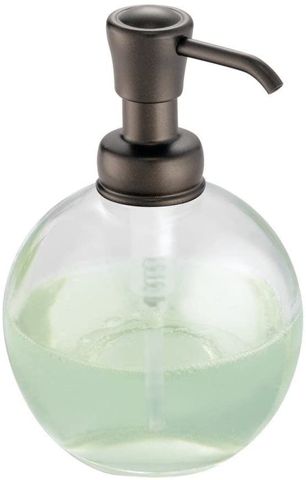 InterDesign York Glass Soap Pump