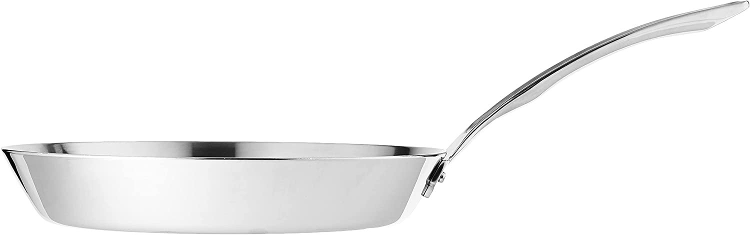 Contemporary 3-Ply Stainless Steel Frying Pan