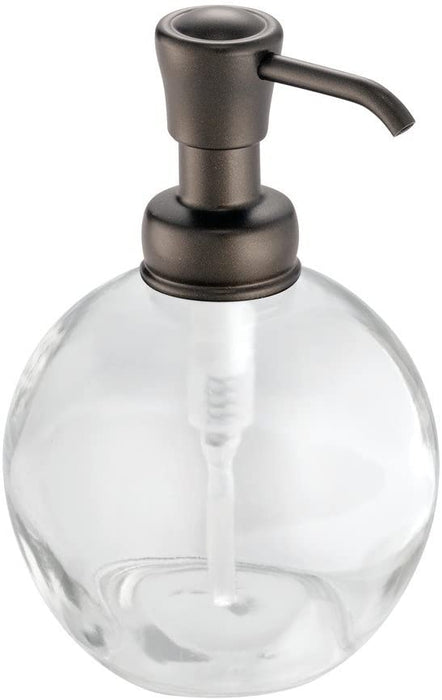 InterDesign York Glass Soap Pump