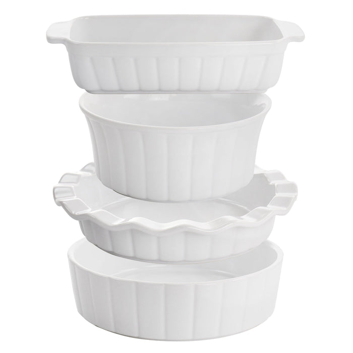 Gibson Home Gracious Dining 4-Piece Bakeware Set