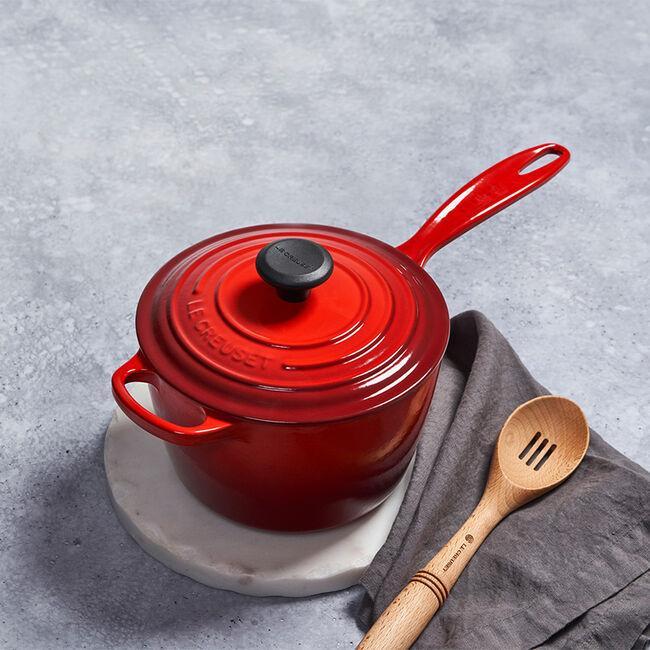 Iron Handle Saucepan-Cerise
