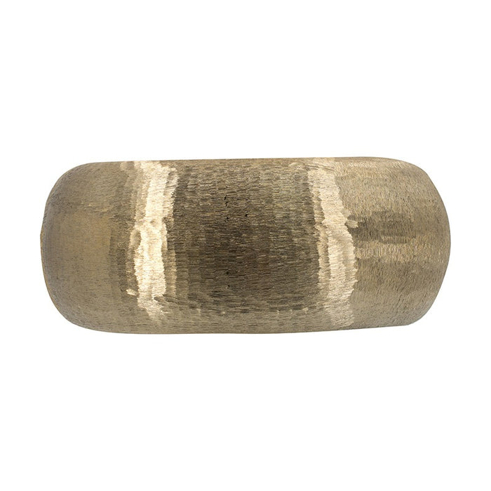 Aluminum Gold Round Vase