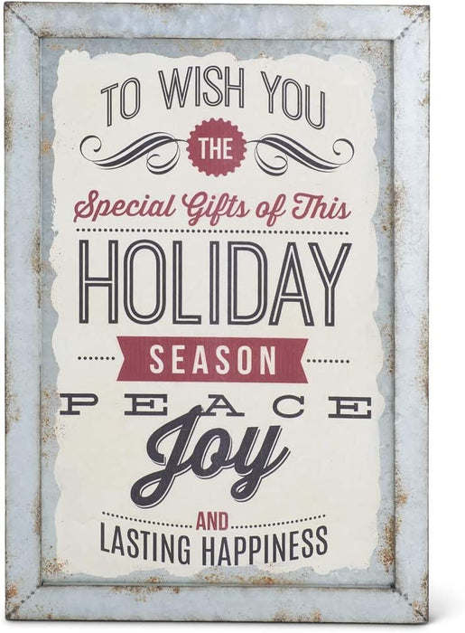 Vintage Christmas Message Sign