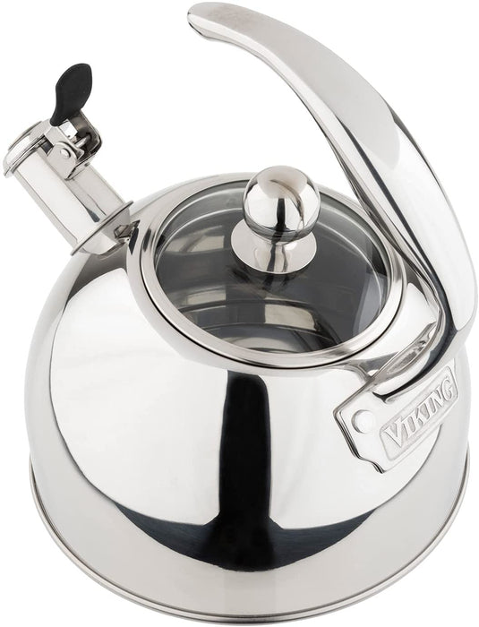 Viking Stainless Steel Whistling Tea Kettle