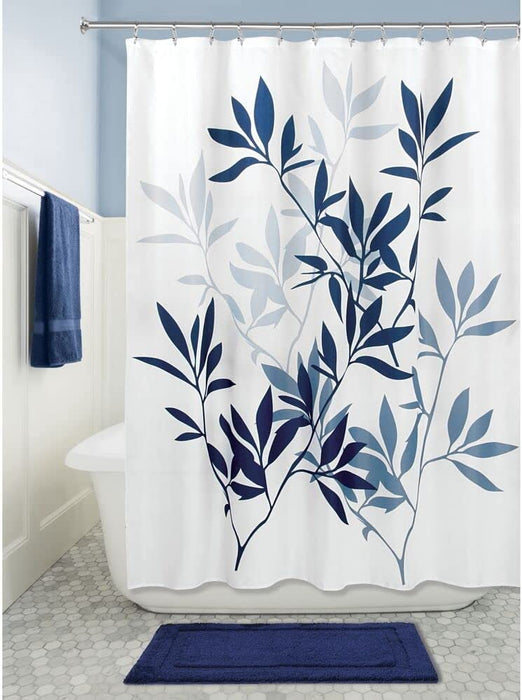 InterDesign Leaf Print Shower Curtain