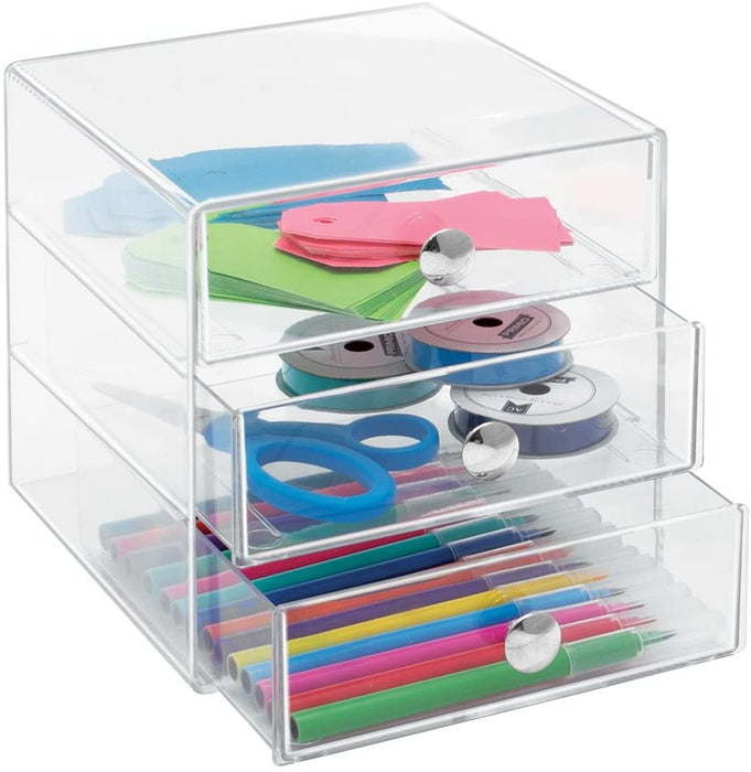 InterDesign Drawers - 3 Drawer Clear