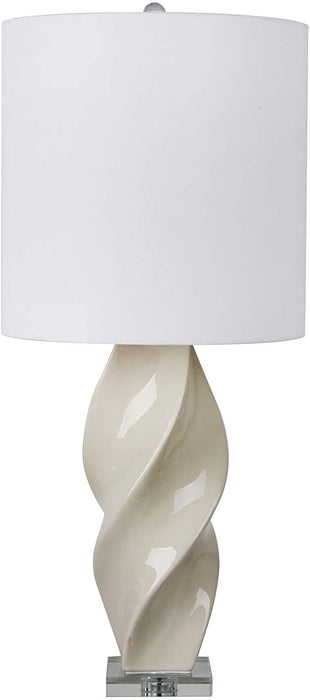 Ceramic Twist Table Lamp