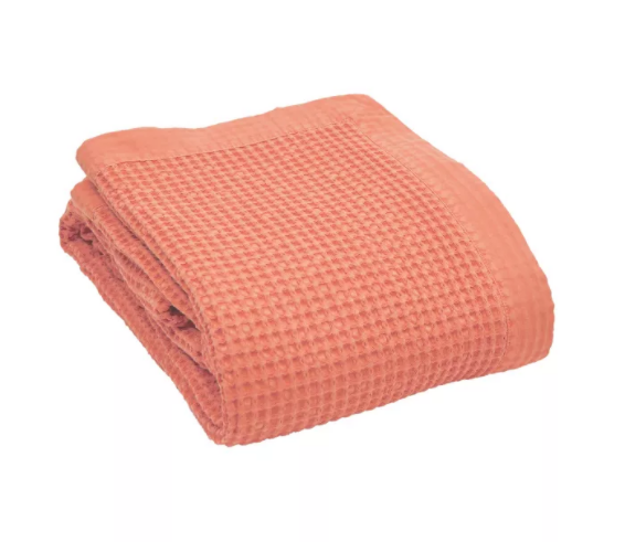 Vintage Dyed Blanket - Coral