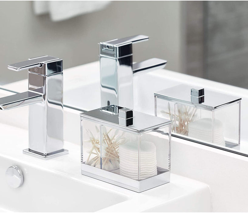 InterDesign Clarity Metal Divided Canister
