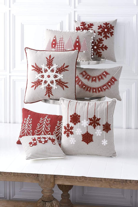 Rectangle Pillow With Merry Christmas
