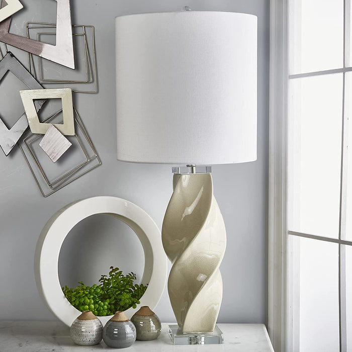 Ceramic Twist Table Lamp