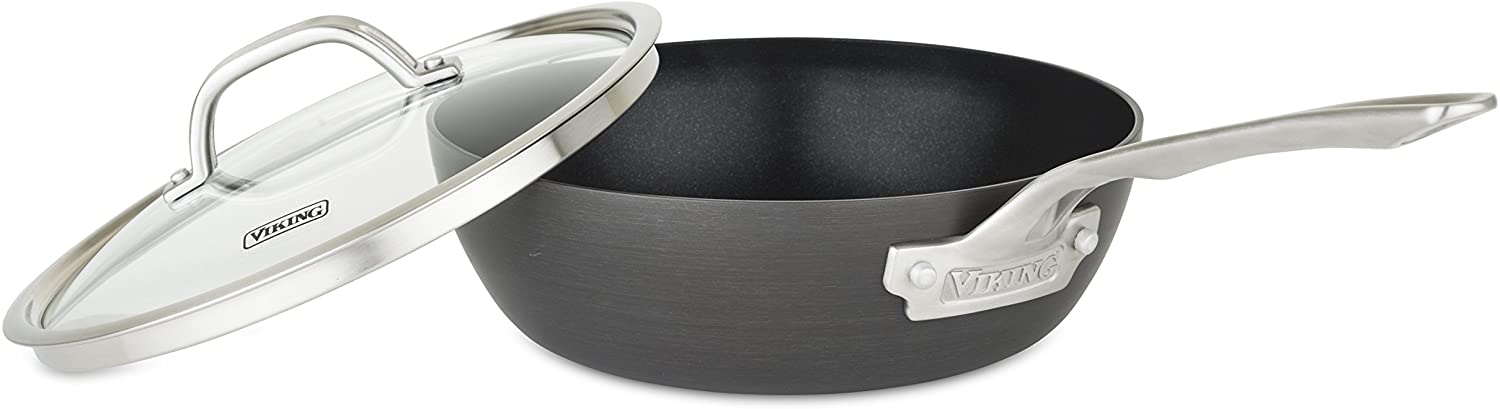 Hard Anodized Nonstick Saucier Pan