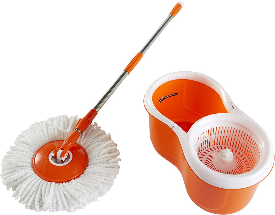 Microfiber Spin Mop With Bucket