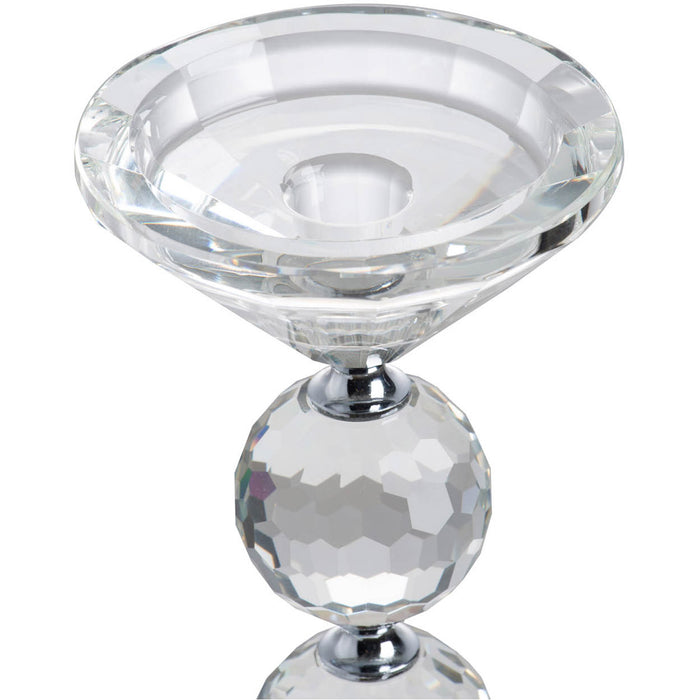 Glass Ball Finial Candleholder