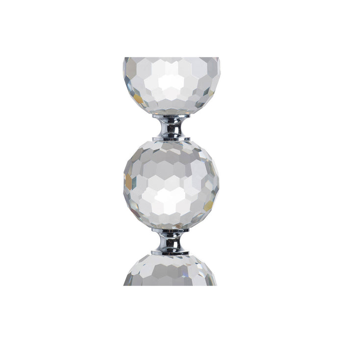 Glass Ball Finial Candleholder