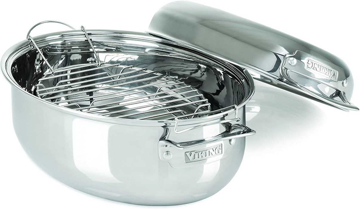 Stainless Steel Oval Roaster