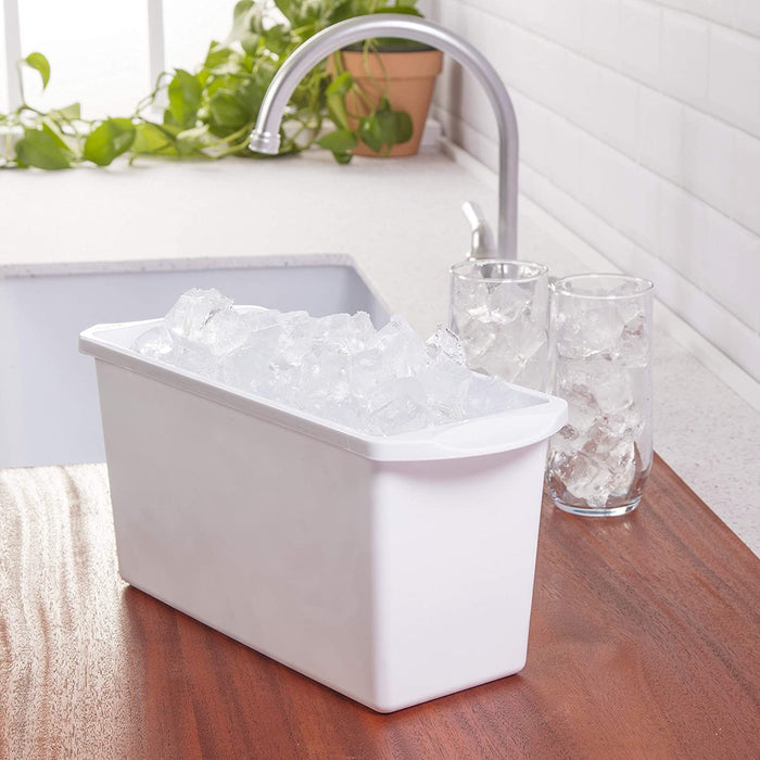 Ice Cube Bin - White