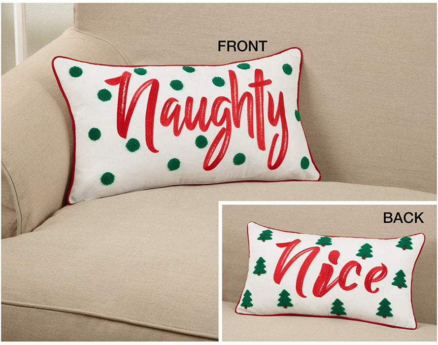 Naughty Or Nice Pillow
