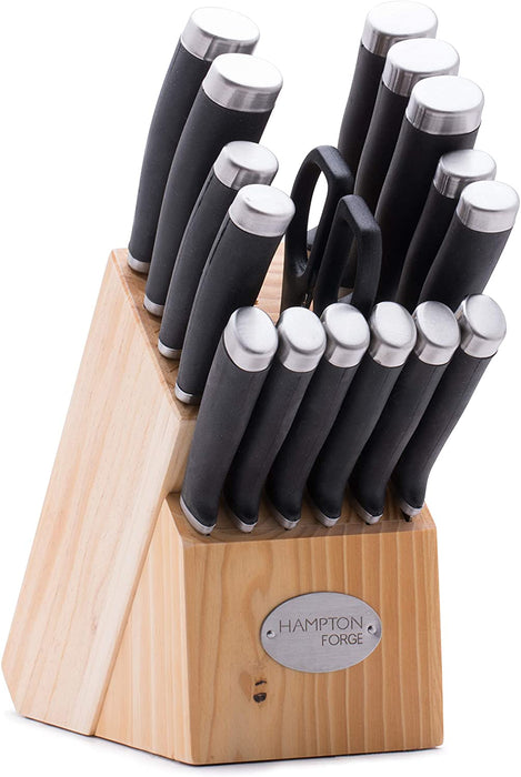 Epicure Black 17-Piece Cutlery Set