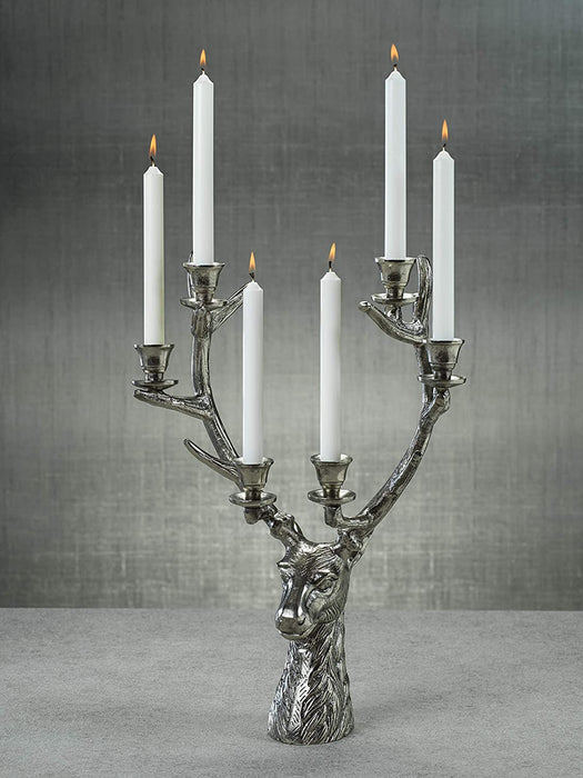 Stag Head 6-Tier Candleholder
