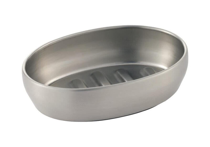InterDesign Avery Soap Dish - Brushed Stainless Steel