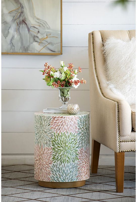 Multi-Colored Pearlescent Stool