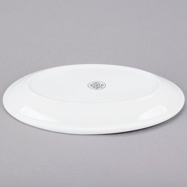 World Tableware Porcelana Rolled Edge Coupe Platter