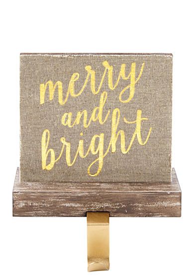 Merry & Bright Stocking Holder