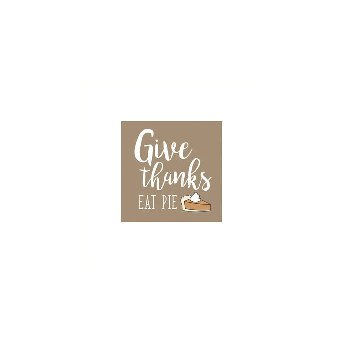 Give Thanks Cocktail Napkin