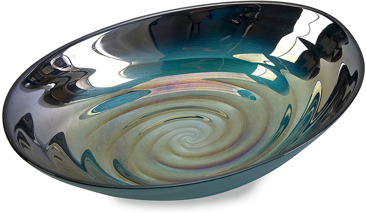 Moody Swirl Glass Bowl