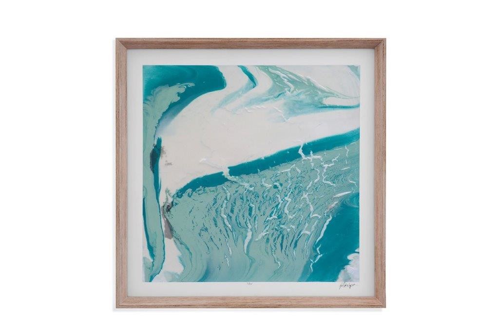 Marbled Aqua Art