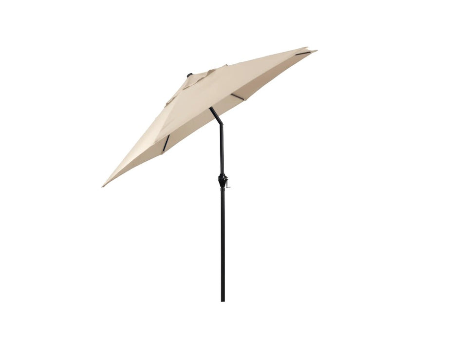 9' Steel Market Push Tilt Umbrella - Beige