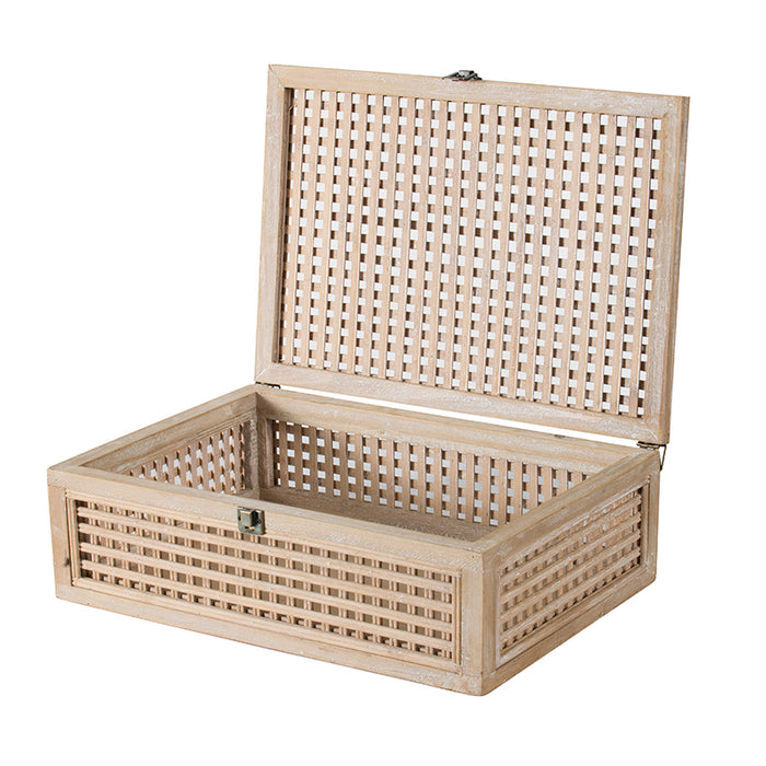 Bamboo Fir Wood Decor Box