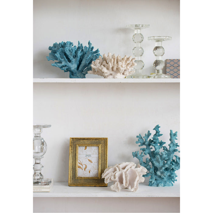 Blue Faux Coral