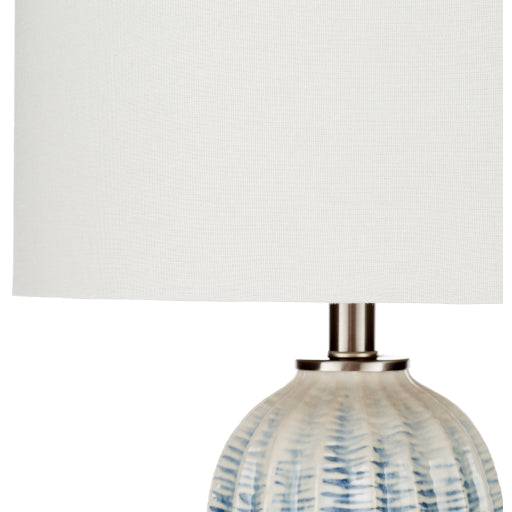 Adler White/Blue 24" Lamp