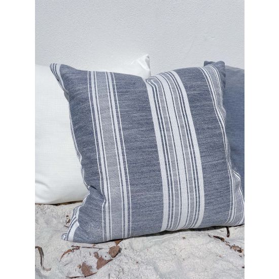 Beach Club Striped Indoor / Outdoor Pillow