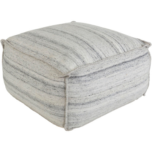 Barnsley Ivory Pouf